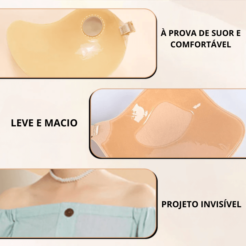 Sutiã Comfort Invisível - Efeito Silicone