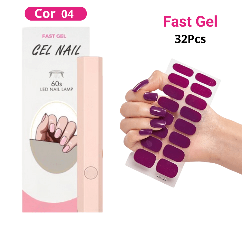 Kit Unha De Gel 32pcs - Fast Gel