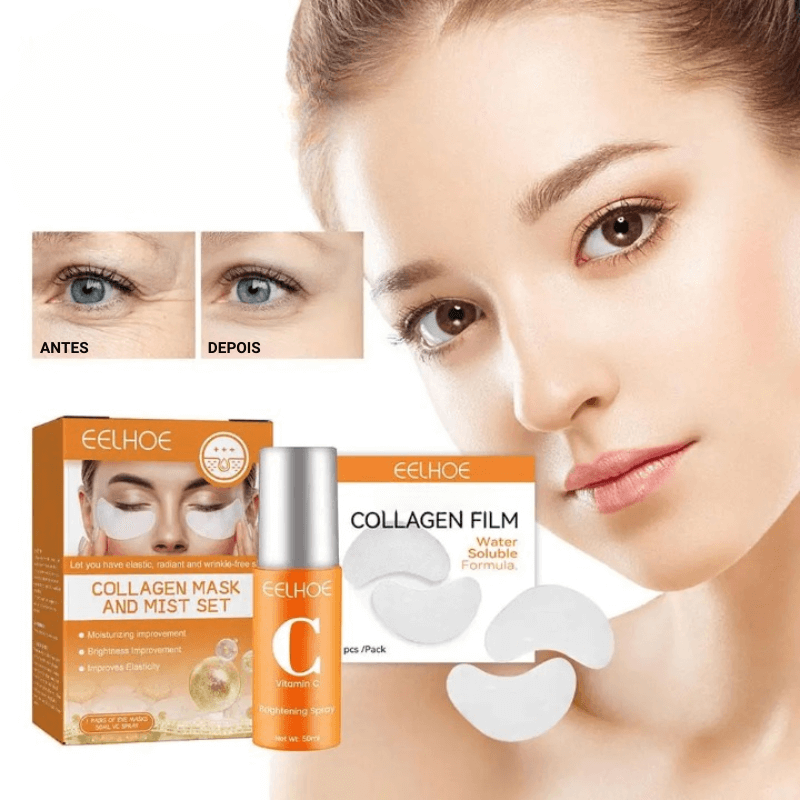 Kit Folhas De Colágeno + Vitamina C