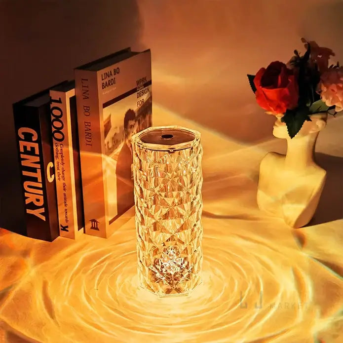 Luminária Cristalina 3D Led Decorativa - Marvilleshop