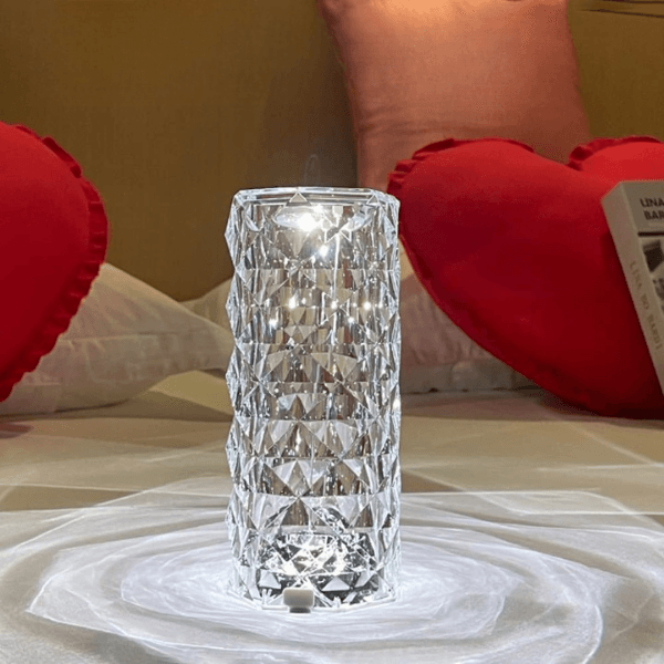 Luminária Cristalina 3D Led Decorativa - Marvilleshop